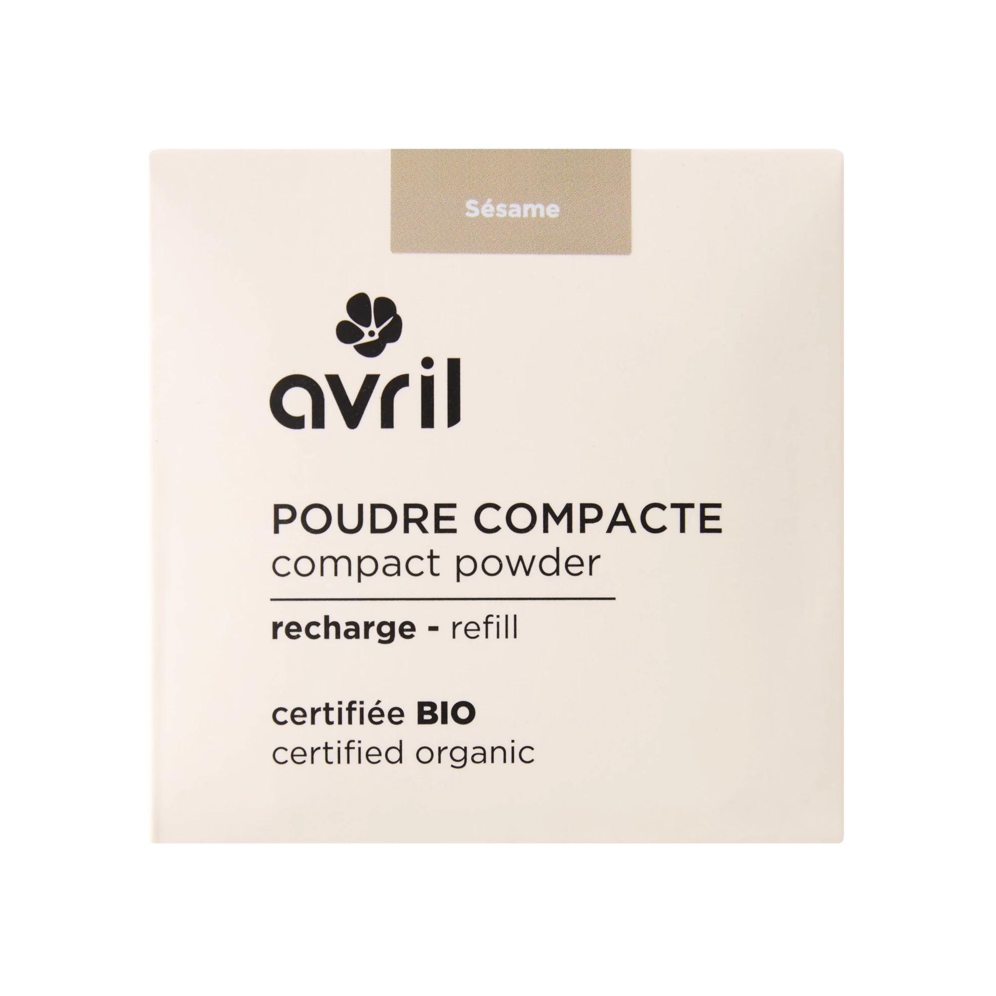 Recharge poudre compacte Sésame Certifiée bio