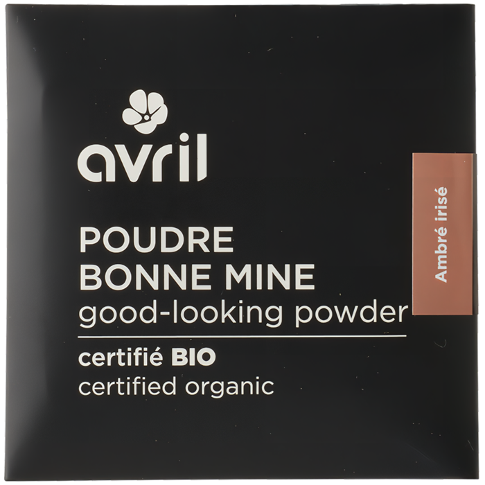 Recharge poudre bonne mine Ambré irisé Certifiée bio