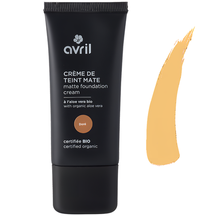 Crème de teint mate Doré 28 ml Certifiée bio