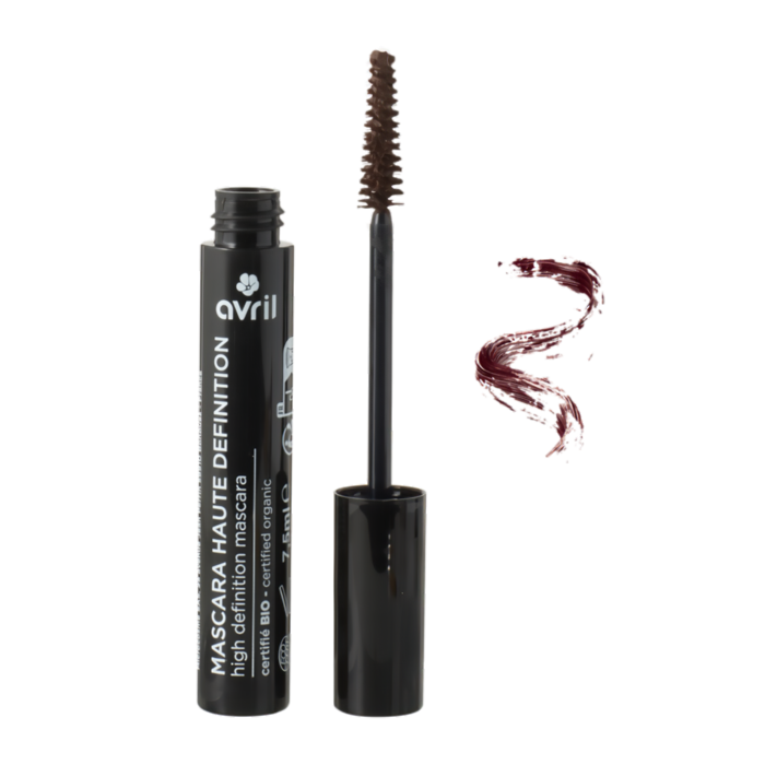 Mascara haute definition marron 7.5ml - certifié bio