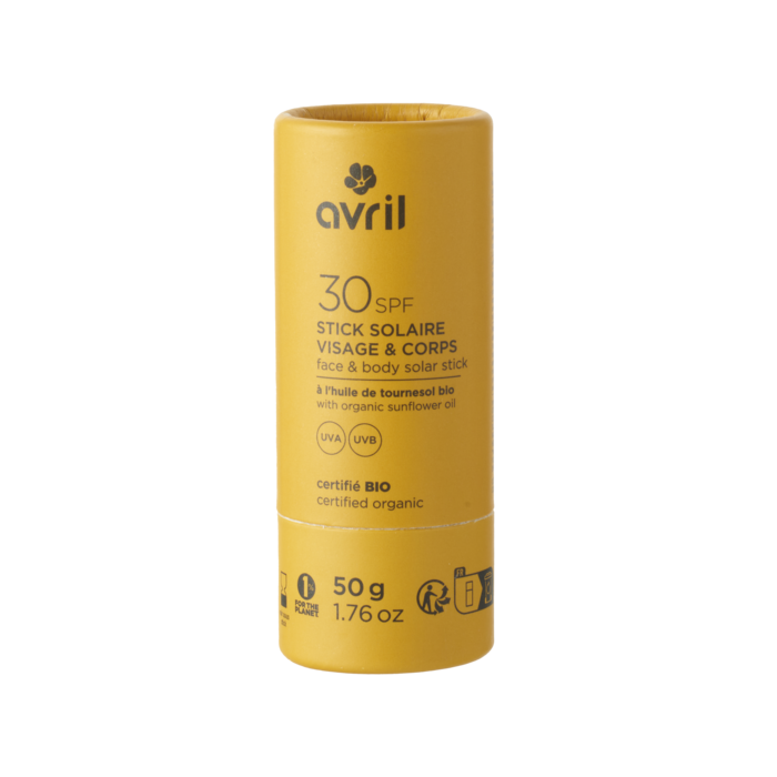 Stick solaire SPF30 50g - certifié bio
