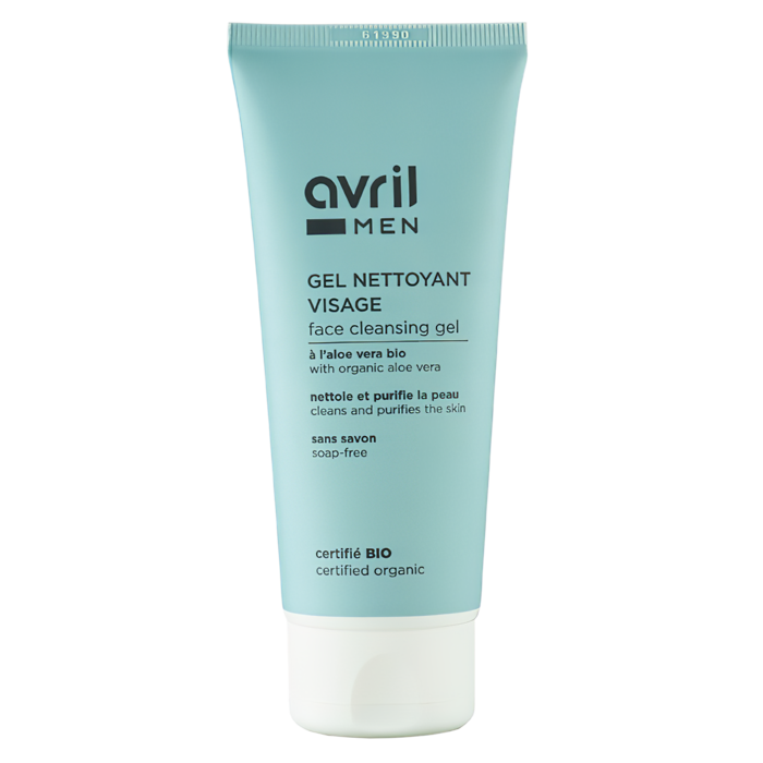 Gel nettoyant visage Homme 100 ml - Certifié bio