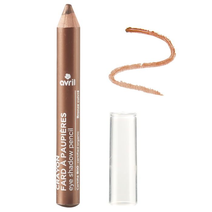 Crayon fards à paupières Bronze cuivré COSMOS Organic Ecocert
