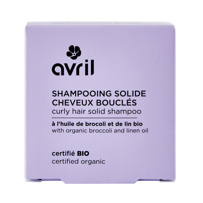 Shampooing solide cheveux bouclés 60g certifié bio