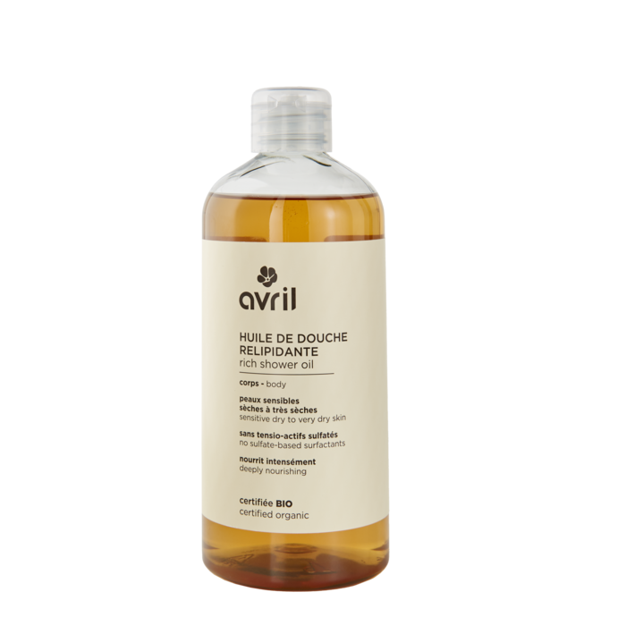Huile de douche relipidante 500 ml - Certifié bio