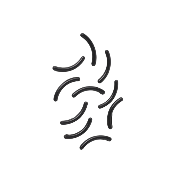 Coussinets silicone pour recourbe-cils x10 (recharge)