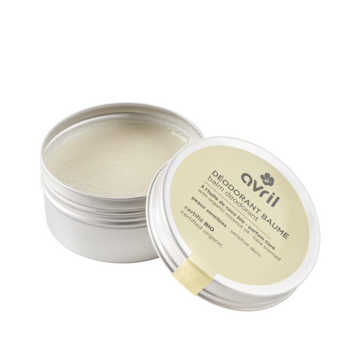 Déodorant baume peaux sensibles - parfum tiaré 85g certifié bio