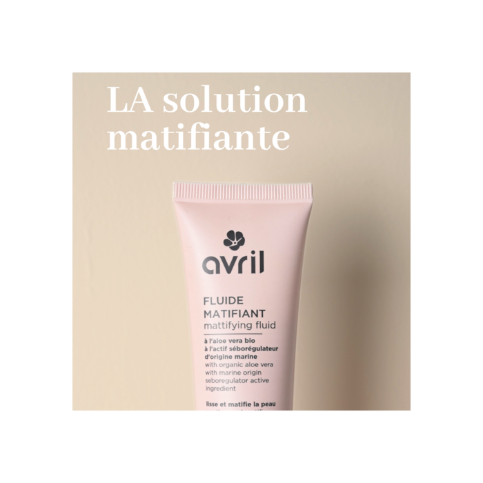 Fluide matifiant 50ml - Certifié bio