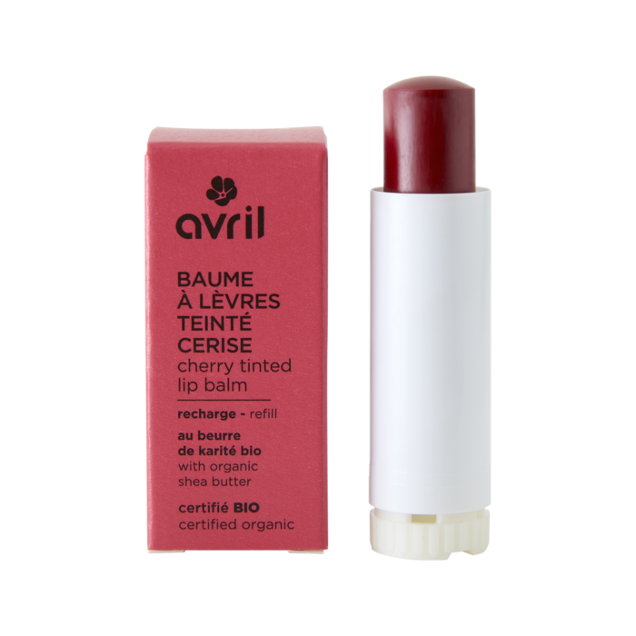 Recharge baume lèvres teinté - Cerise 4gr - certifié bio