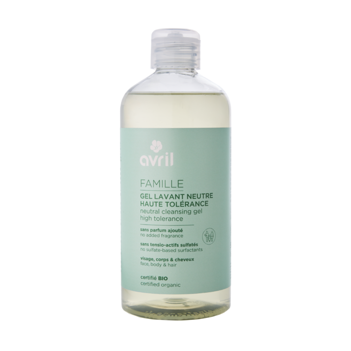 Gel lavant neutre haute tolérance 500 ml - Certifié bio