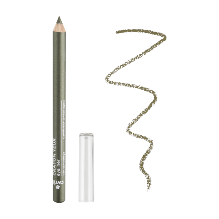 Crayon yeux Vert camouflage certifié bio