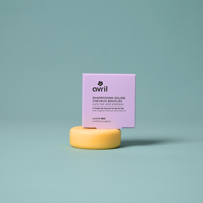 Shampooing solide cheveux bouclés 60g certifié bio
