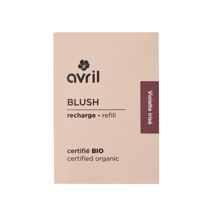Recharge blush Violette irisé Certifiée bio