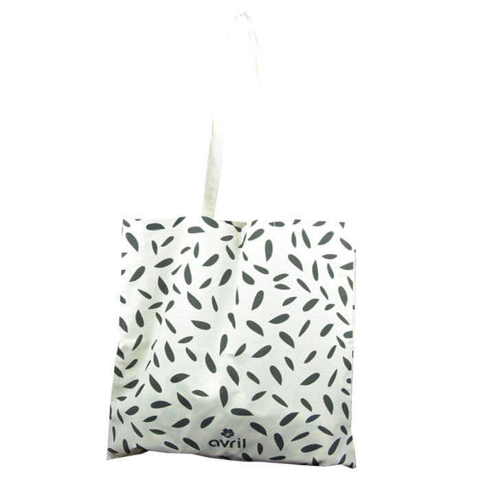 Tote bag en coton bio Avril 40x40cm