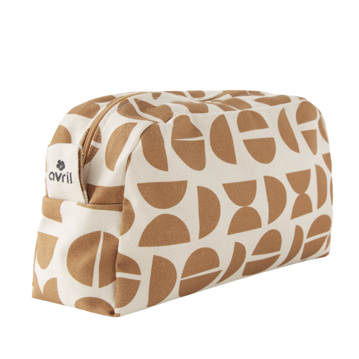 Trousse de toilette en coton bio Grand format