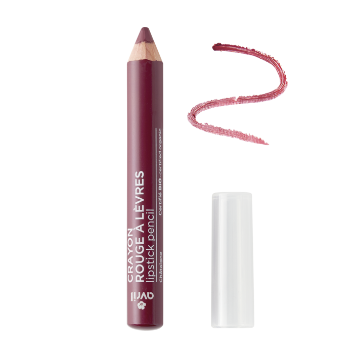 Crayon rouge à lèvres Châtaigne COSMOS Organic Ecocert