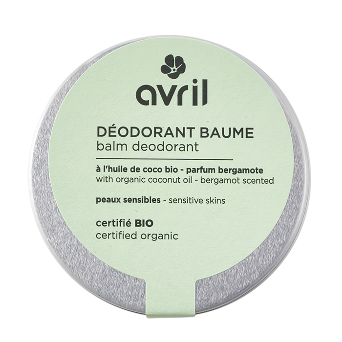 Déodorant baume peaux sensibles - parfum bergamote 85 g certifié bio