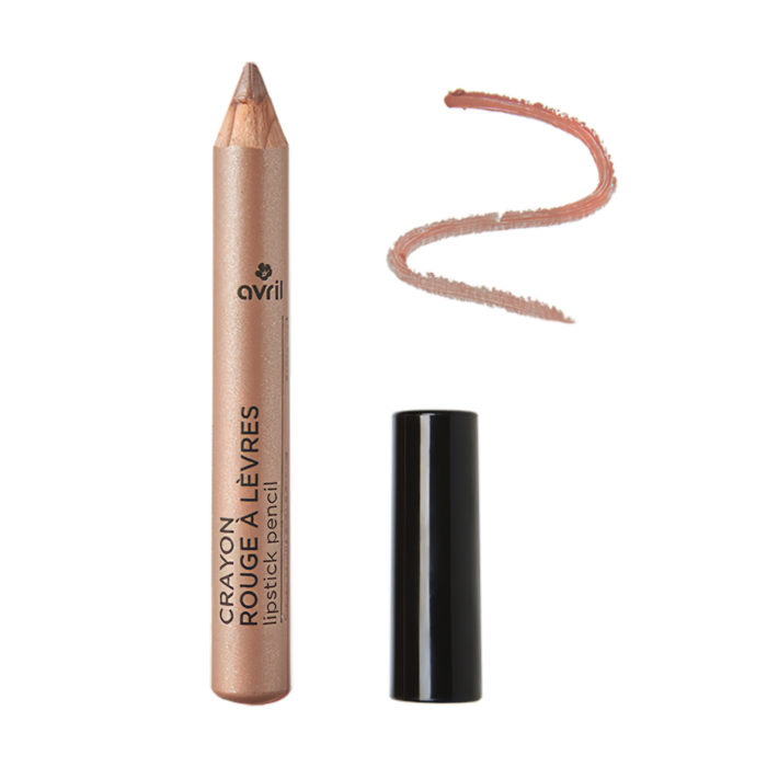 Crayon rouge à lèvres Sable rosé nacré COSMOS Organic