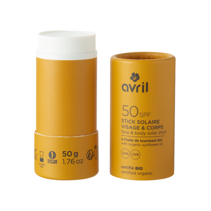 Stick solaire SPF50 50g - certifié bio