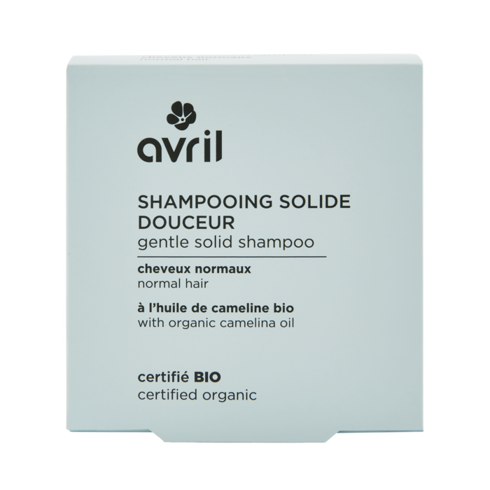 Shampooing solide douceur cheveux normaux 60g certifié bio