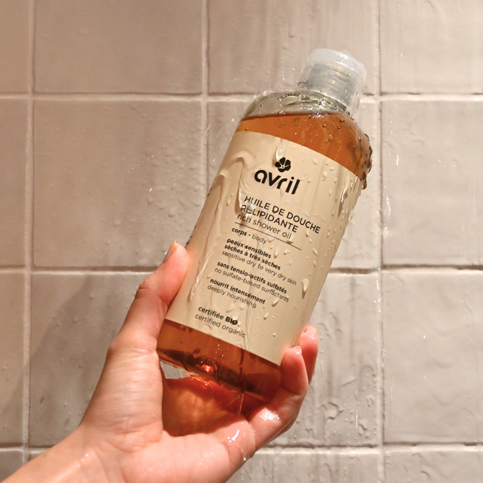 Huile de douche relipidante 500 ml - Certifié bio