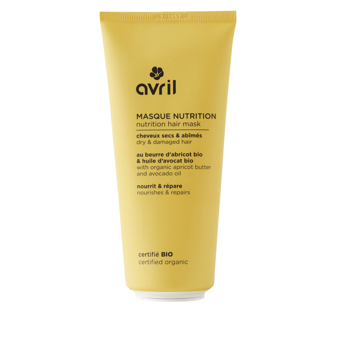 Masque nutrition cheveux secs & abîmés 200ml  certifié bio