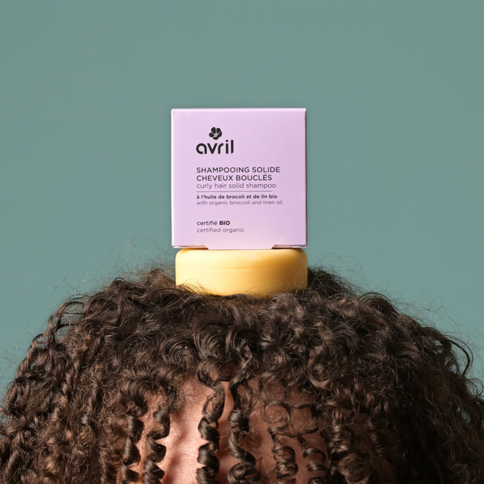 Shampooing solide cheveux bouclés 60g certifié bio