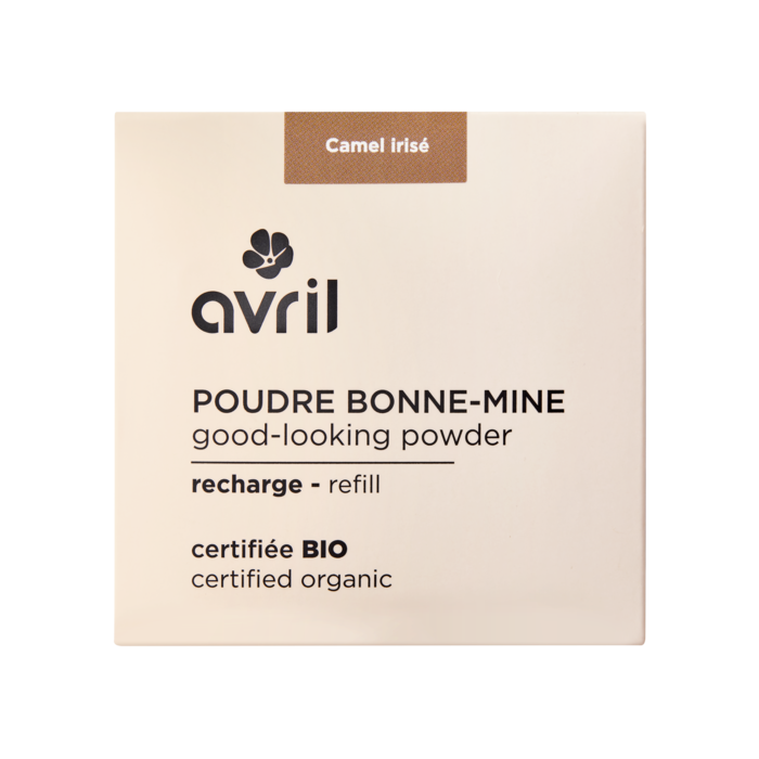 Recharge poudre bonne mine Camel irisé Certifiée bio