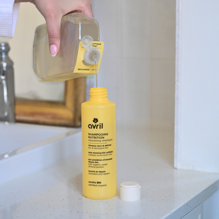 Shampooing nutrition - cheveux secs & abîmés - 250ml certifié bio