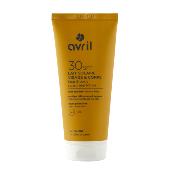 Lait solaire SPF30 100 ml - certifié bio