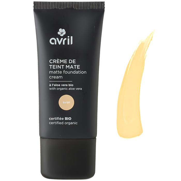 Crème de teint mate Beige 28 ml Certifiée bio