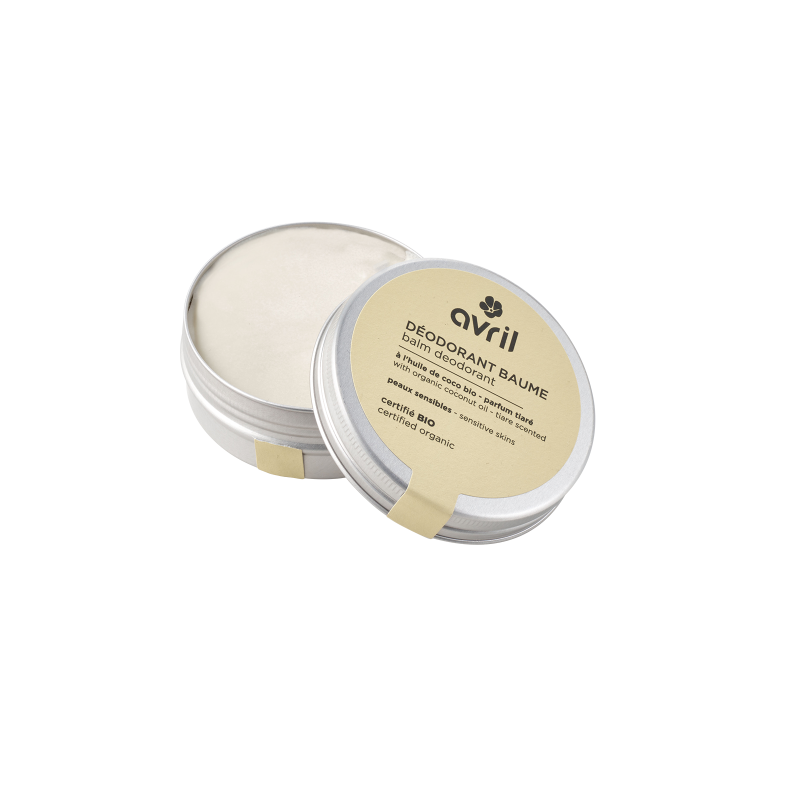 Déodorant baume peaux sensibles - parfum tiaré 85g certifié bio