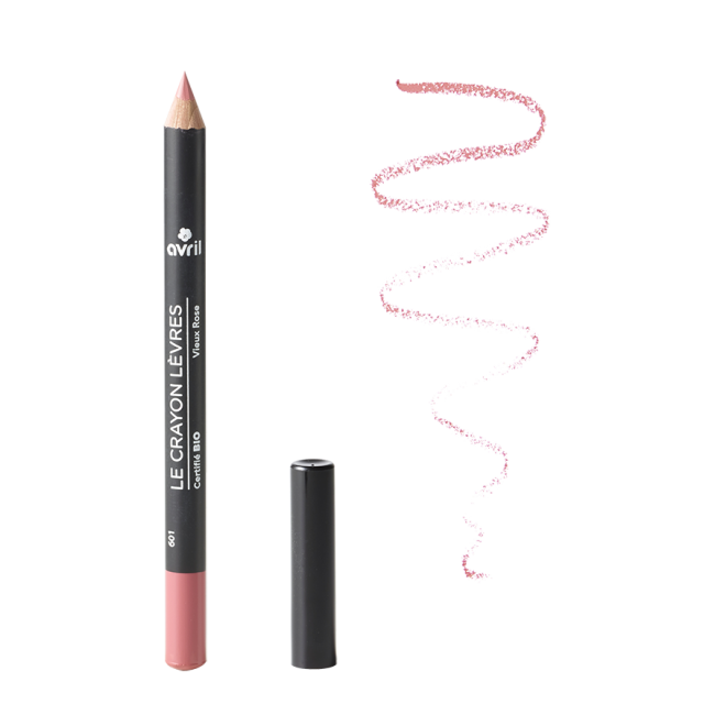 CRAYON CONTOUR DES LÈVRES VIEUX ROSE CERTIFIÉ BIO