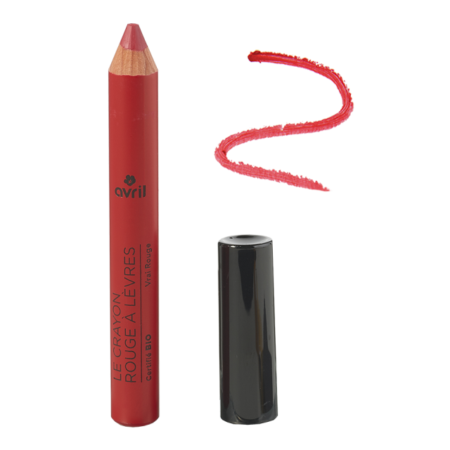 Crayon rouge à lèvres Vrai rouge COSMOS Organic Ecocert