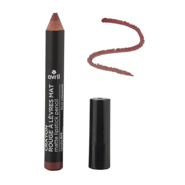 Crayon rouge à lèvres mat Rose Crépuscule Certifié bio