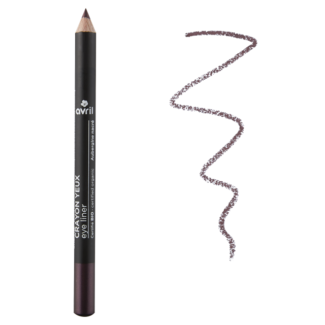 CRAYON YEUX AUBERGINE NACRÉ CERTIFIÉ BIO