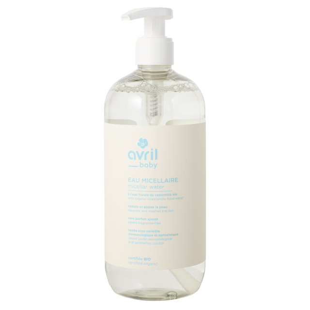 EAU MICELLAIRE BÉBÉ 500 ML – CERTIFIÉE BIO