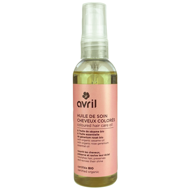 HUILE DE SOIN CHEVEUX COLORÉS 100 ML - CERTIFIÉE BIO